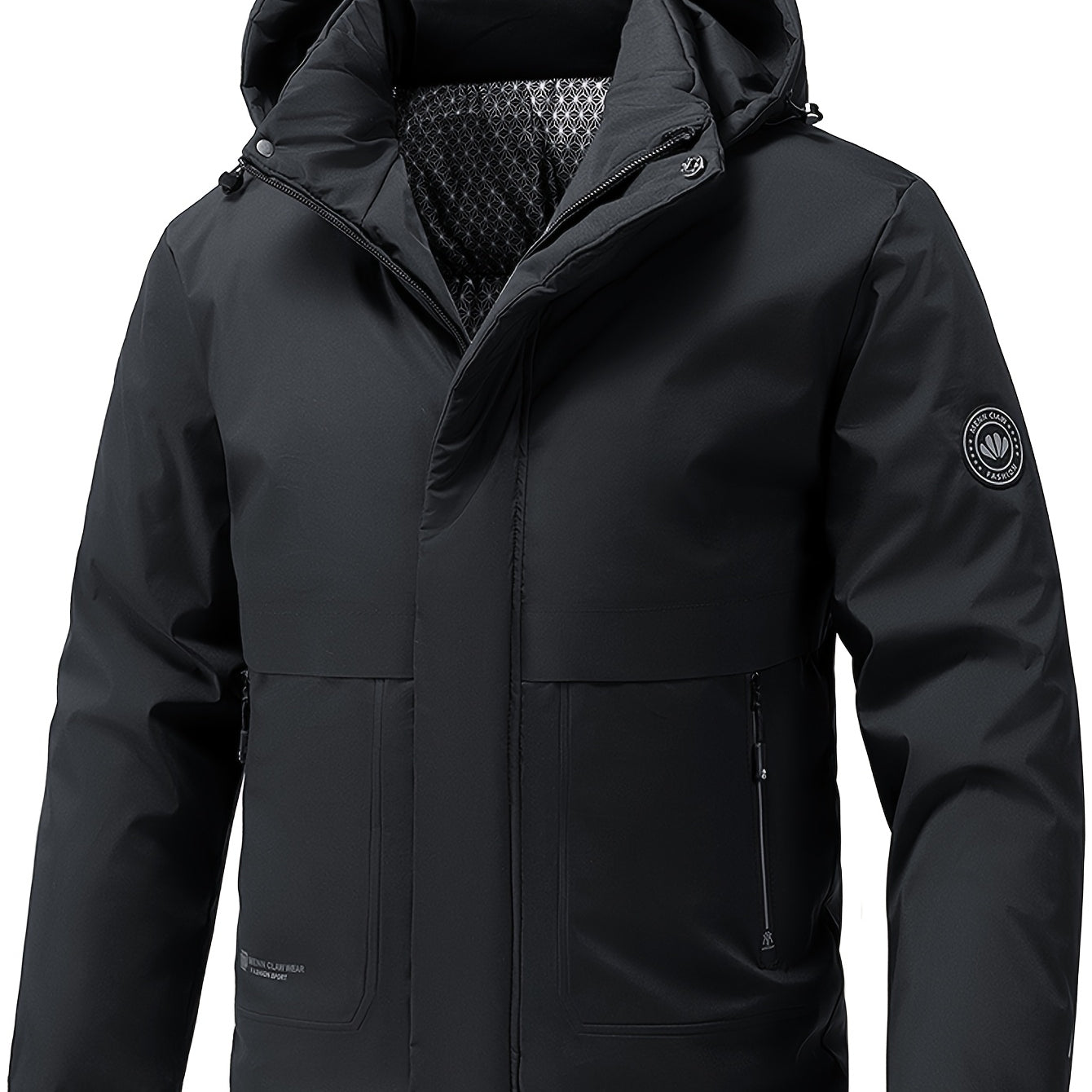 Men’s Puffer Winter Jacket – Thick Warm Hooded Coat for Everyday Wear