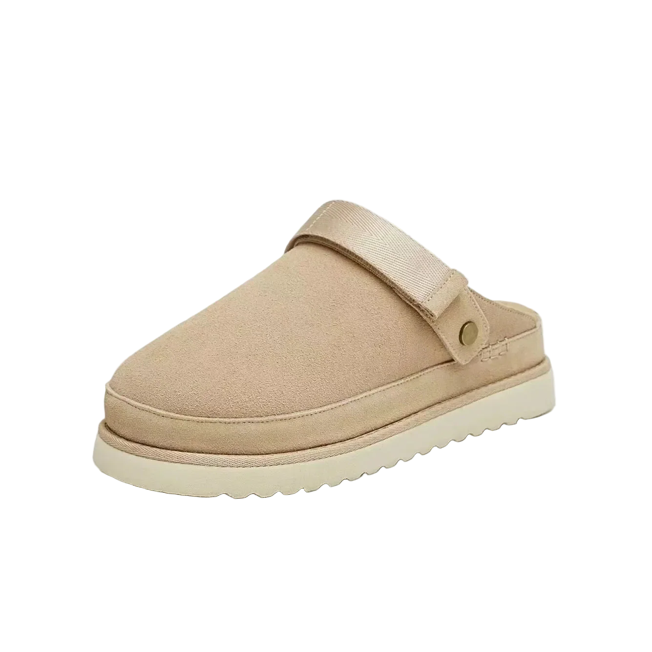 Women's Suede Slip-On Clogs - Elegance, All-Day Ease