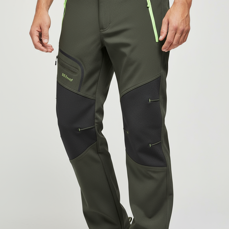 Kwaikjian Men’s Winter Fleece Lined Track Pants – Warm Athletic Work Joggers