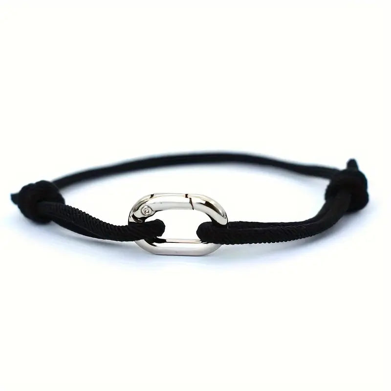 Solorfit | Simple Style 3mm Thin Rope Bracelet – Handmade Sliding Knot Macrame Friendship Bracelet - Solorfit
