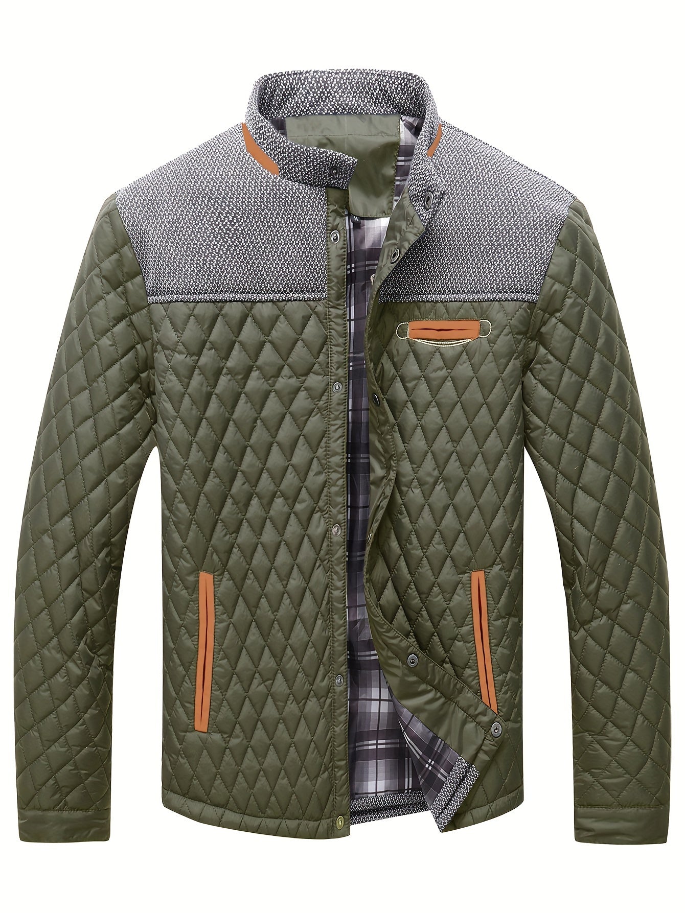 Men’s Lightweight Quilted Jacket – Warm Comfort & Modern Casual Style