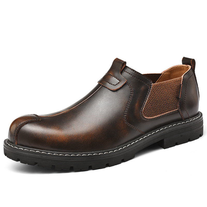 Men’s Casual Leather Loafers – Classic Slip-On Shoes for Everyday and Smart Wear