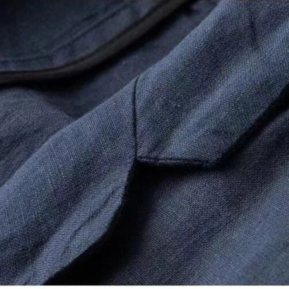 Men’s Elegant Linen Suit – Two-Piece Blazer and Trousers Set - Solorfit