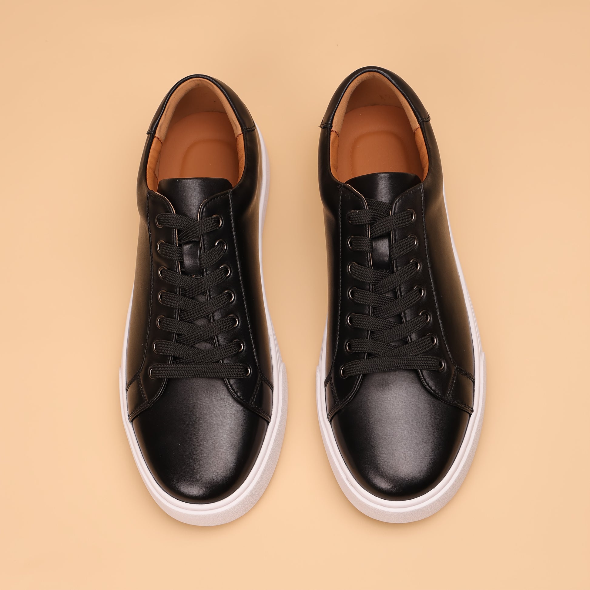 Classic Genuine Leather Men’s Casual Shoes – Minimalist Comfort for Everyday Wear