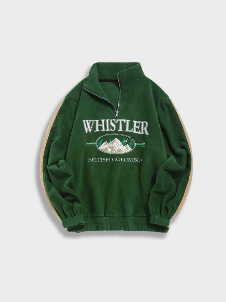 Whistler - British Columbia Men Zip Up Sweater