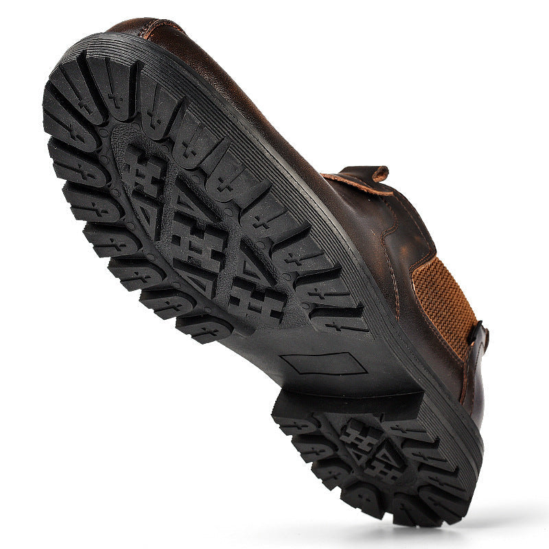 Men’s Casual Leather Loafers – Classic Slip-On Shoes for Everyday and Smart Wear