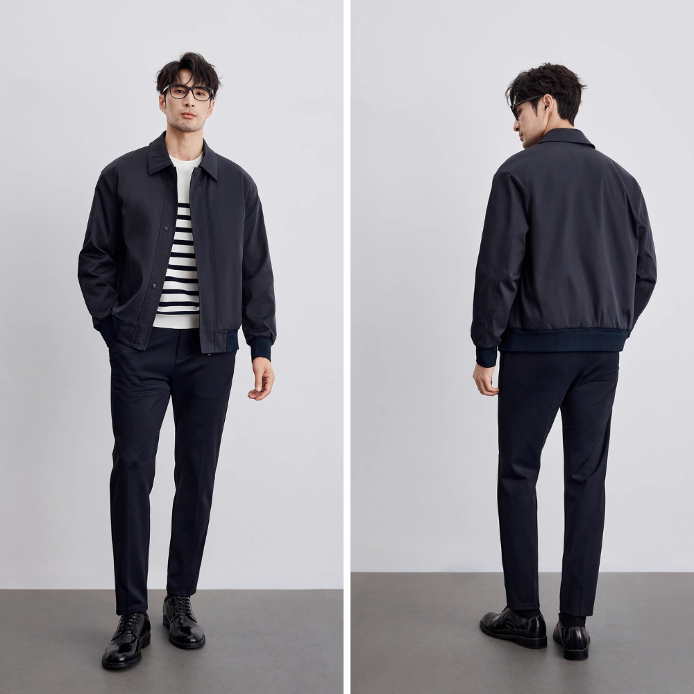 Ridgeport | Men’s Casual Jacket – Lightweight Zip-Up Outerwear for Everyday Wear