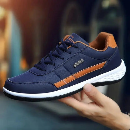 Trendy waterproof sports casual shoes for men with shock absorption