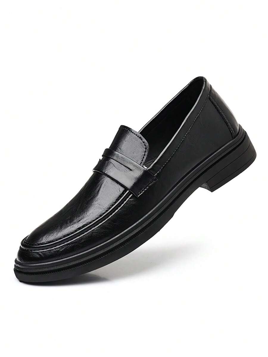 Men’s Soft Slip-On Dress Shoes – Retro Casual Non-Slip Loafers | Stylish Everyday Shoes