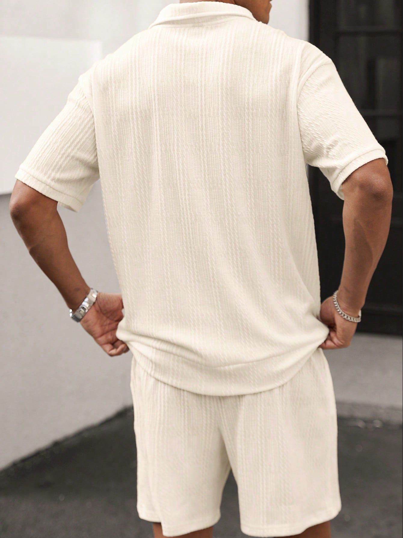 Vero – Men's Summer Set with Short Sleeve Shirt & Shorts