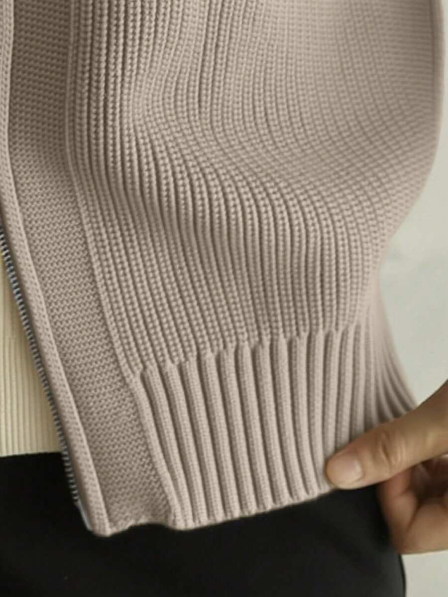 Men’s Casual Solid Cardigan – Versatile Knit for Autumn & Winter