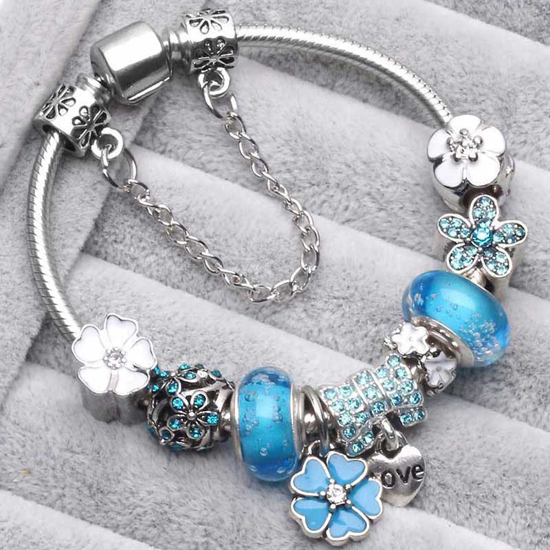 Solorfit | Peach Blossom Charm Bracelet