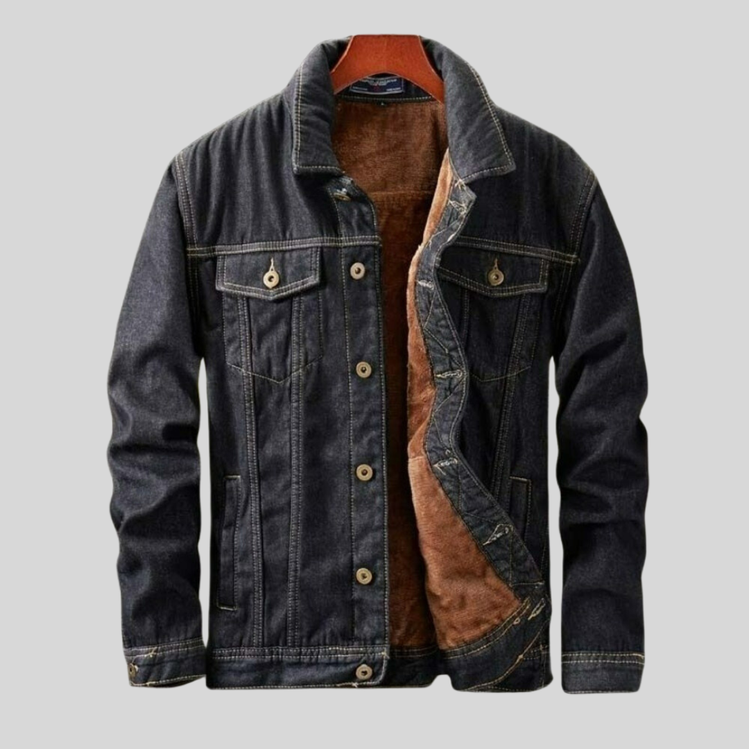 Elias Men’s Denim Jacket – Classic Denim Outerwear | Timeless Casual Layer