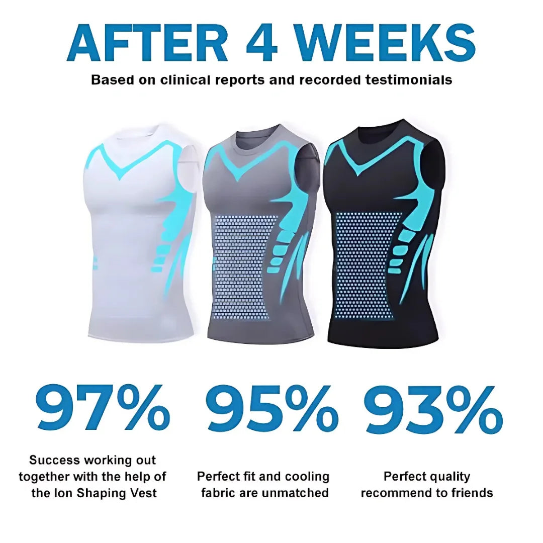 Compression Sleeveless Vest for Shaping & Posture