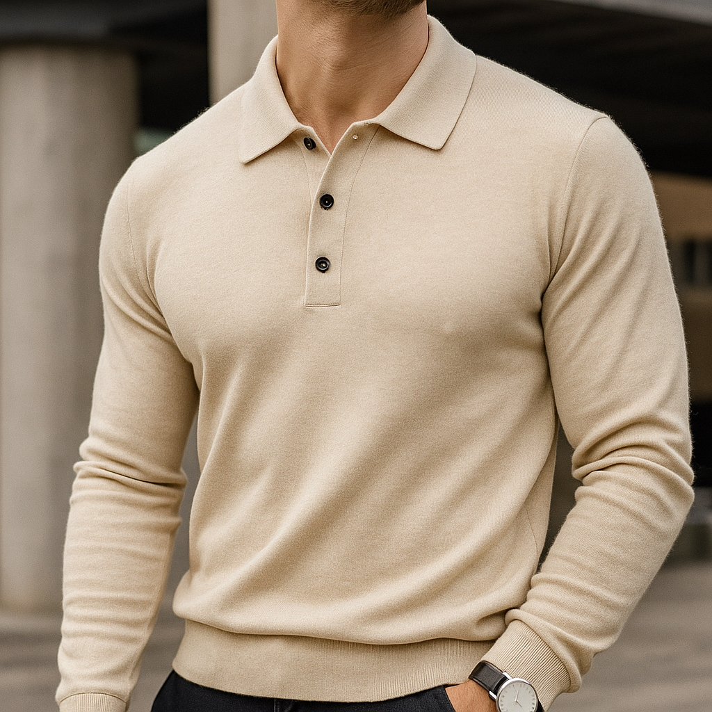 Men’s Merino Wool Polo – Luxury Soft Knit Shirt | Breathable, Warm & Timeless Style