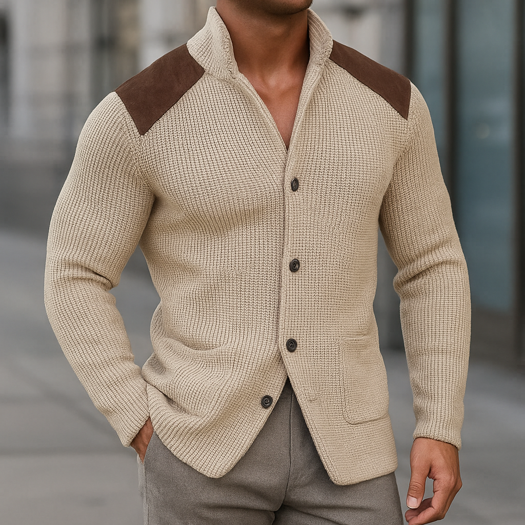 Alessio Knitted Blazer – Men’s Soft Tailored Knit Jacket | Smart-Casual Italian Style