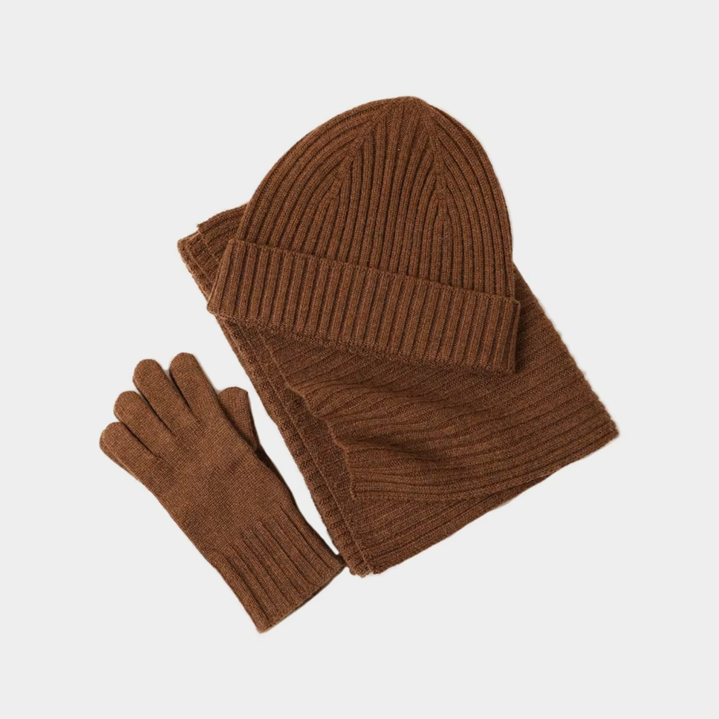 100% Cashmere Winter Essentials Set – Gloves, Hat & Scarf