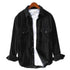Stylish Solid Corduroy Pockets Shirt: Comfort and Trend in One - Solorfit