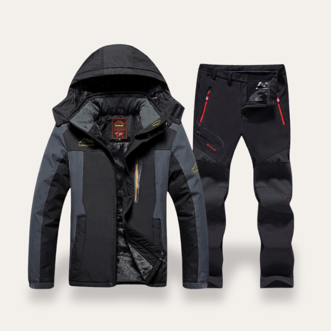Vestea – Men’s Outdoor Winter Jacket & Thermal Pants Set