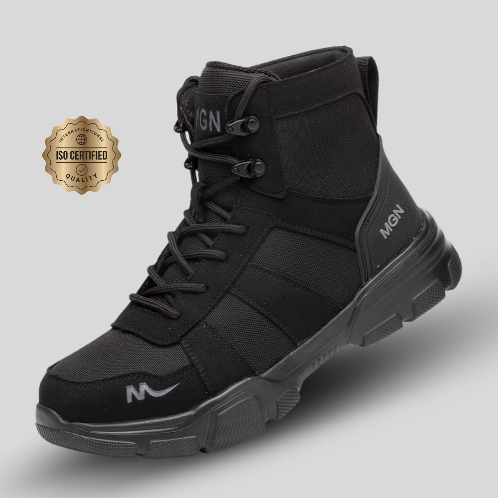 Men’s Safety Boots – Steel Toe Waterproof Work Boots with Slip-Resistant Sole