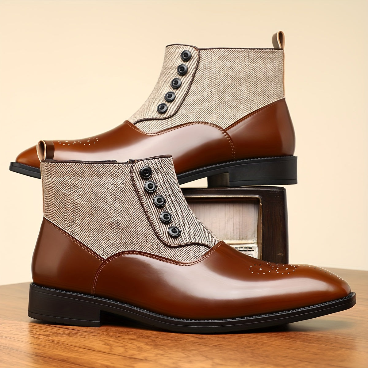 Gerald Wentworth Chelsea Leather Boots – Classic Men’s Footwear