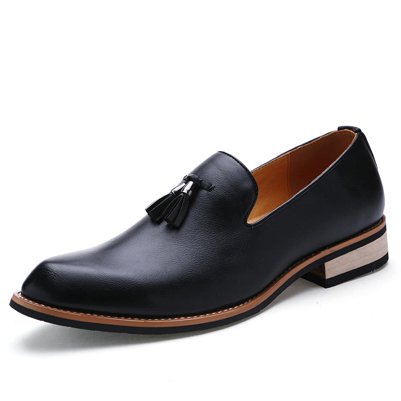 Men’s Retro Leather Shoes – Casual Trendy Fashion Shoes for Everyday Style