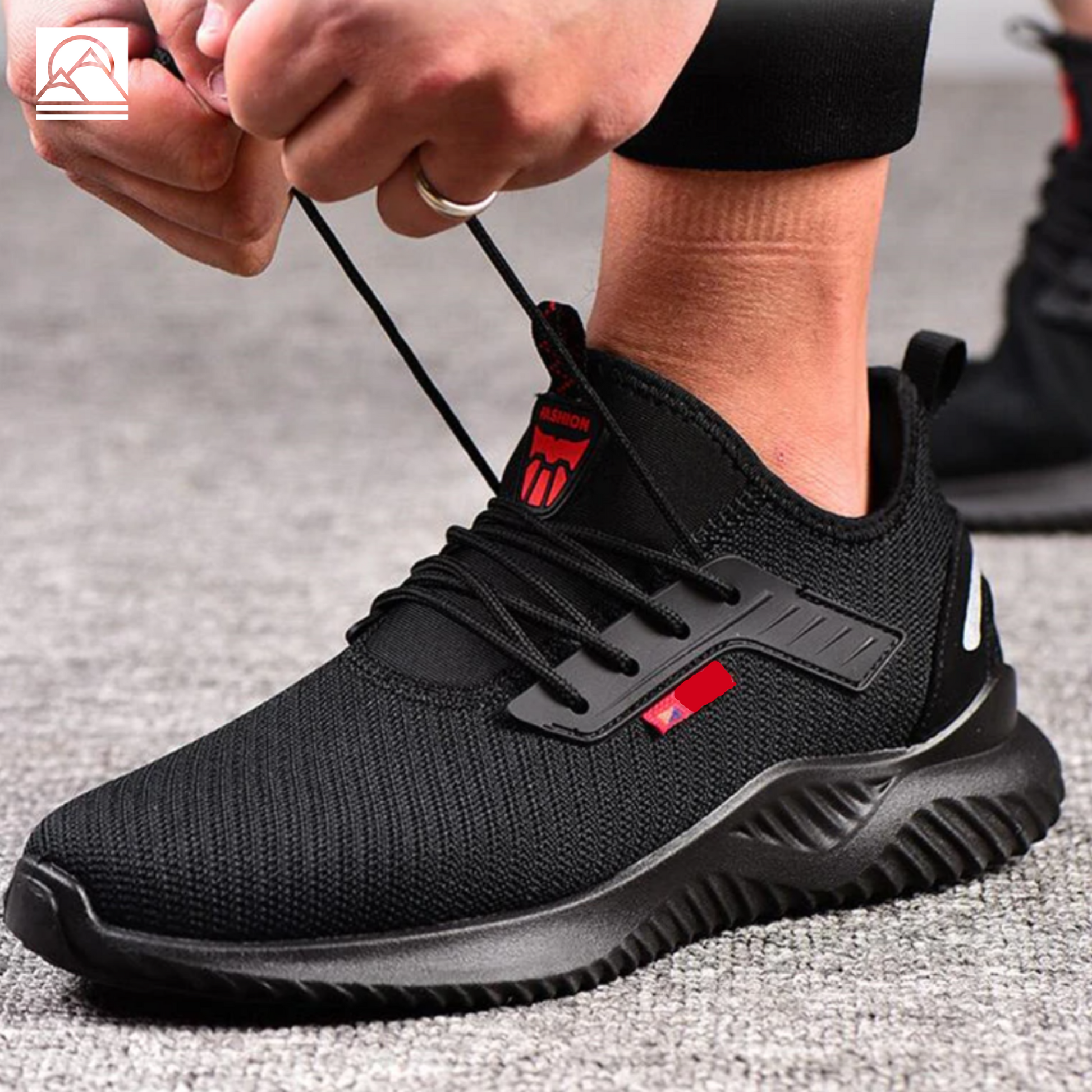 Men’s Lightweight Safety Shoes – Durable Work Footwear with Protective Toe