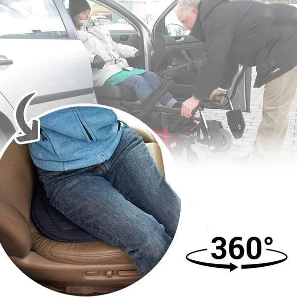 Rotating Seat Cushion - 360° Rotating  Seat for Convenient Entry and Exit Car Seat for Elderly