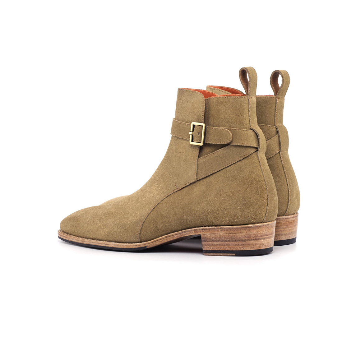 Manlio | Men’s Suede Jodhpur Boots – Classic Buckle Strap Ankle Boots