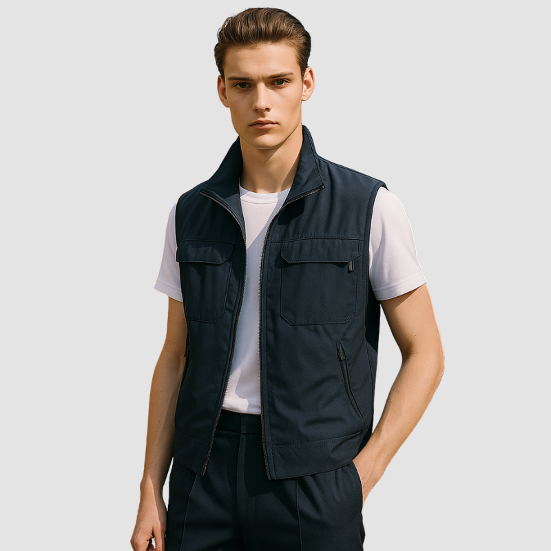 Ben | Men’s Lightweight Bodywarmer Vest – Sleeveless Zip Jacket for Casual Wear