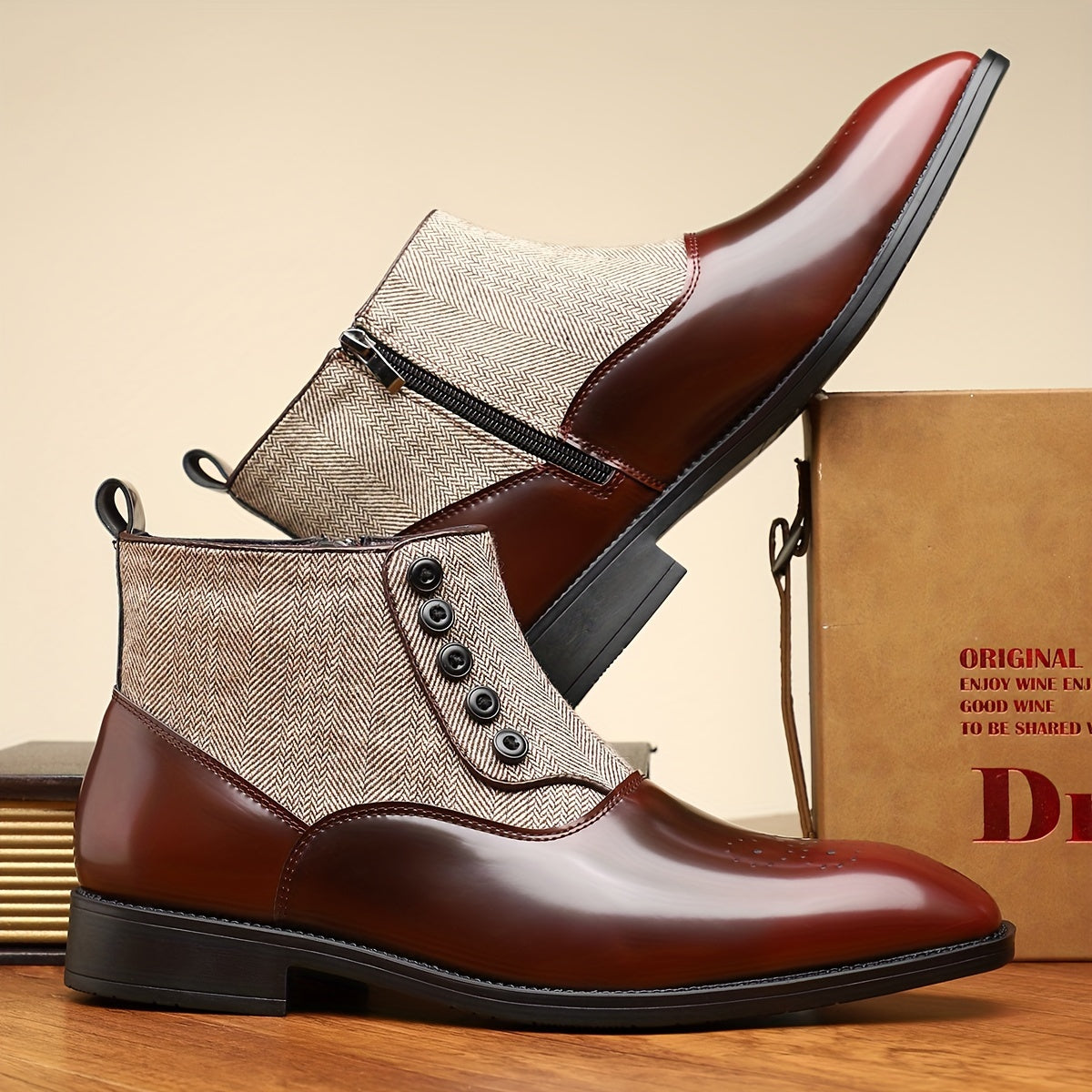 Gerald Wentworth Chelsea Leather Boots – Classic Men’s Footwear