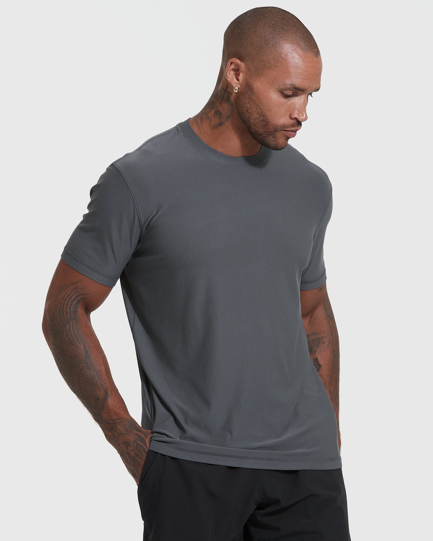 Carbon Active Crew Neck Tee