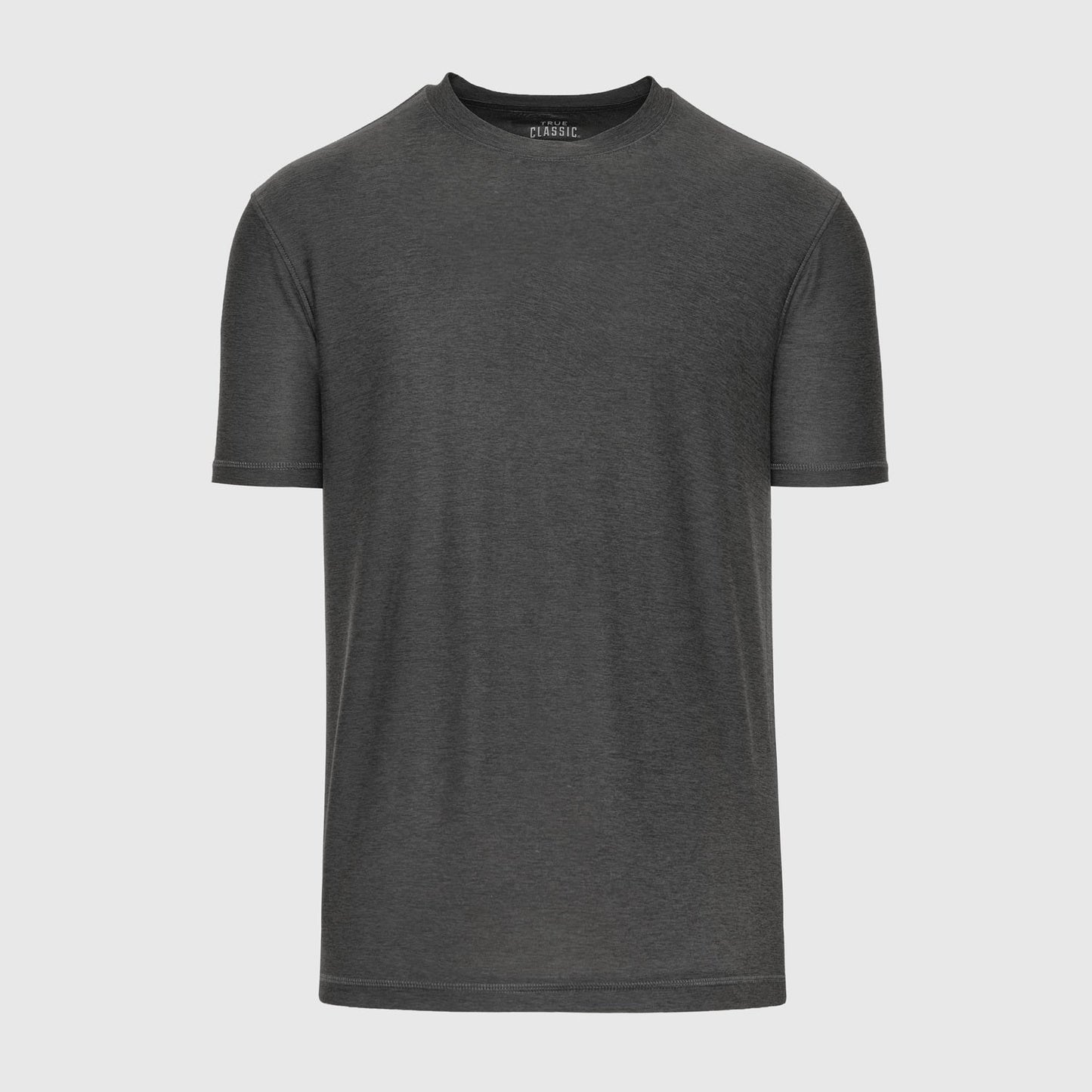 Charcoal Heather Gray Active Crew Neck Tee