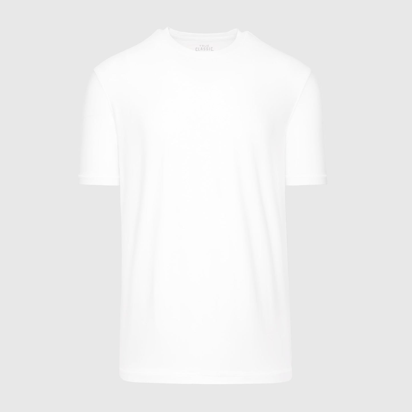 White Active Crew Neck Tee