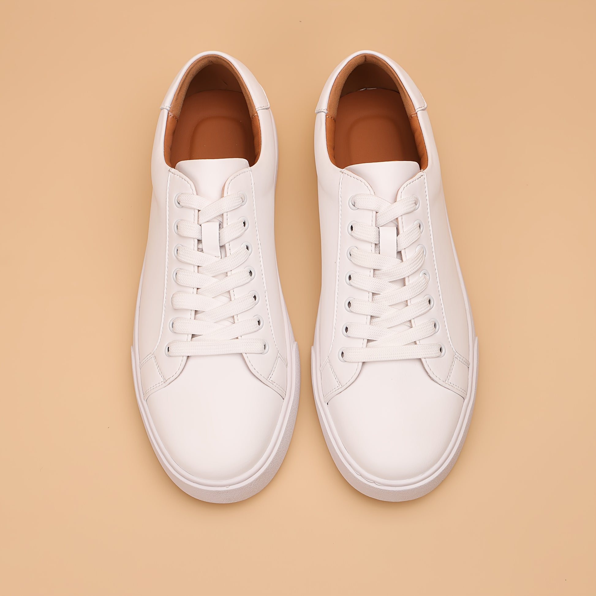 Classic Genuine Leather Men’s Casual Shoes – Minimalist Comfort for Everyday Wear