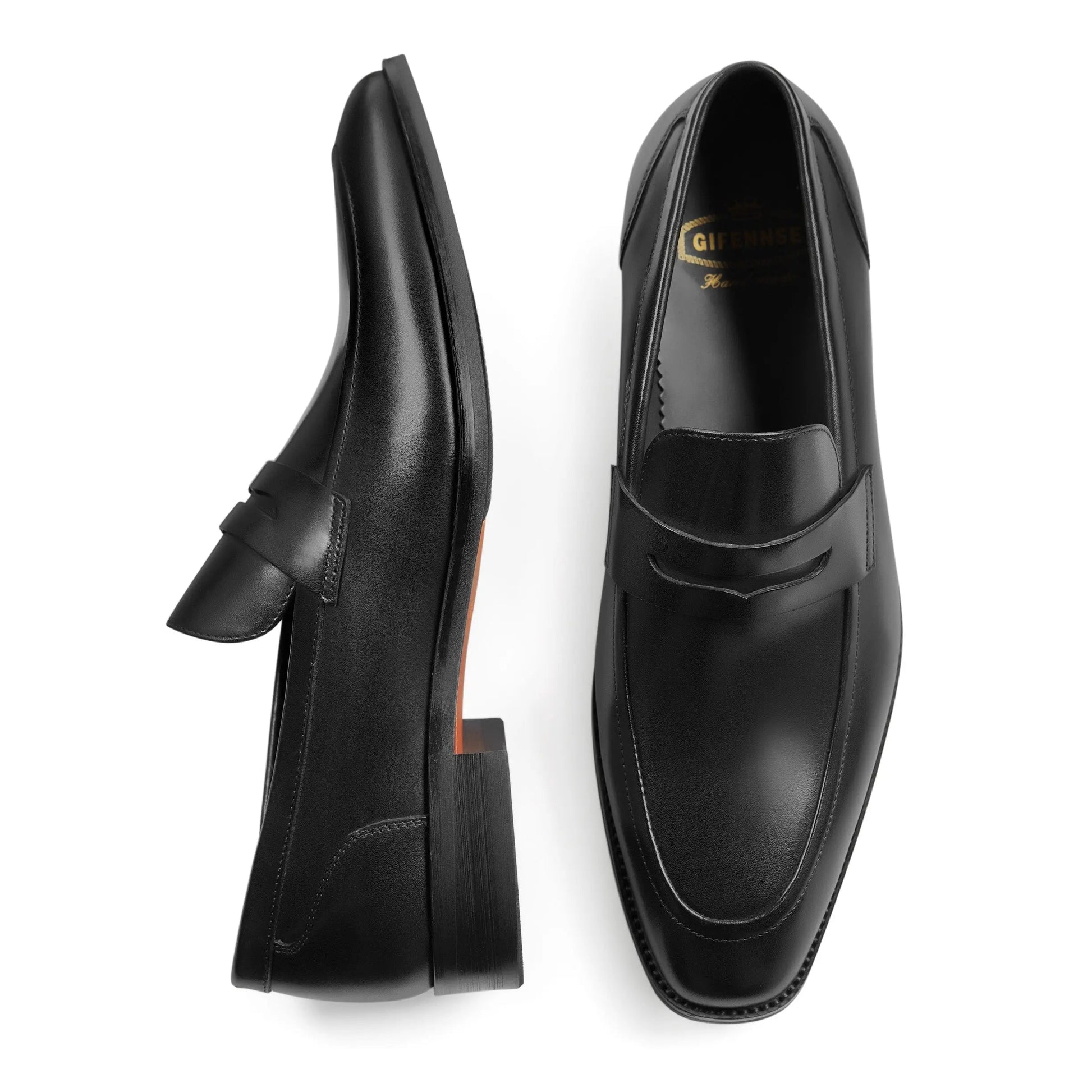 Slip-On Men Leather Penny Loafers