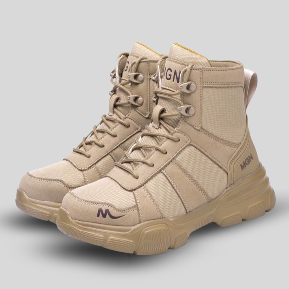 Men’s Safety Boots – Steel Toe Waterproof Work Boots with Slip-Resistant Sole