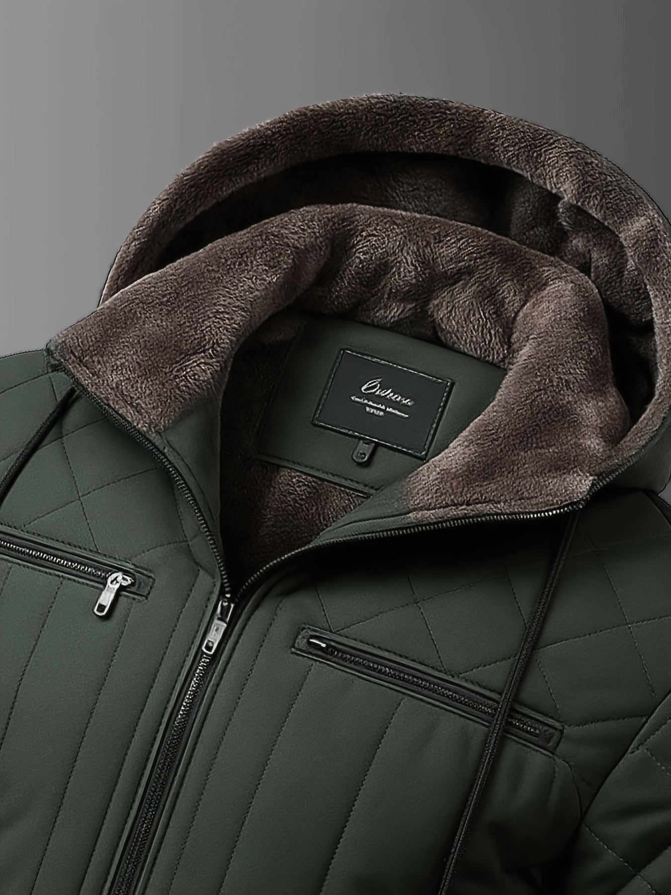 Men’s Heavyweight Winter Jacket – Thermal Insulated Hooded Coat for Cold Weather