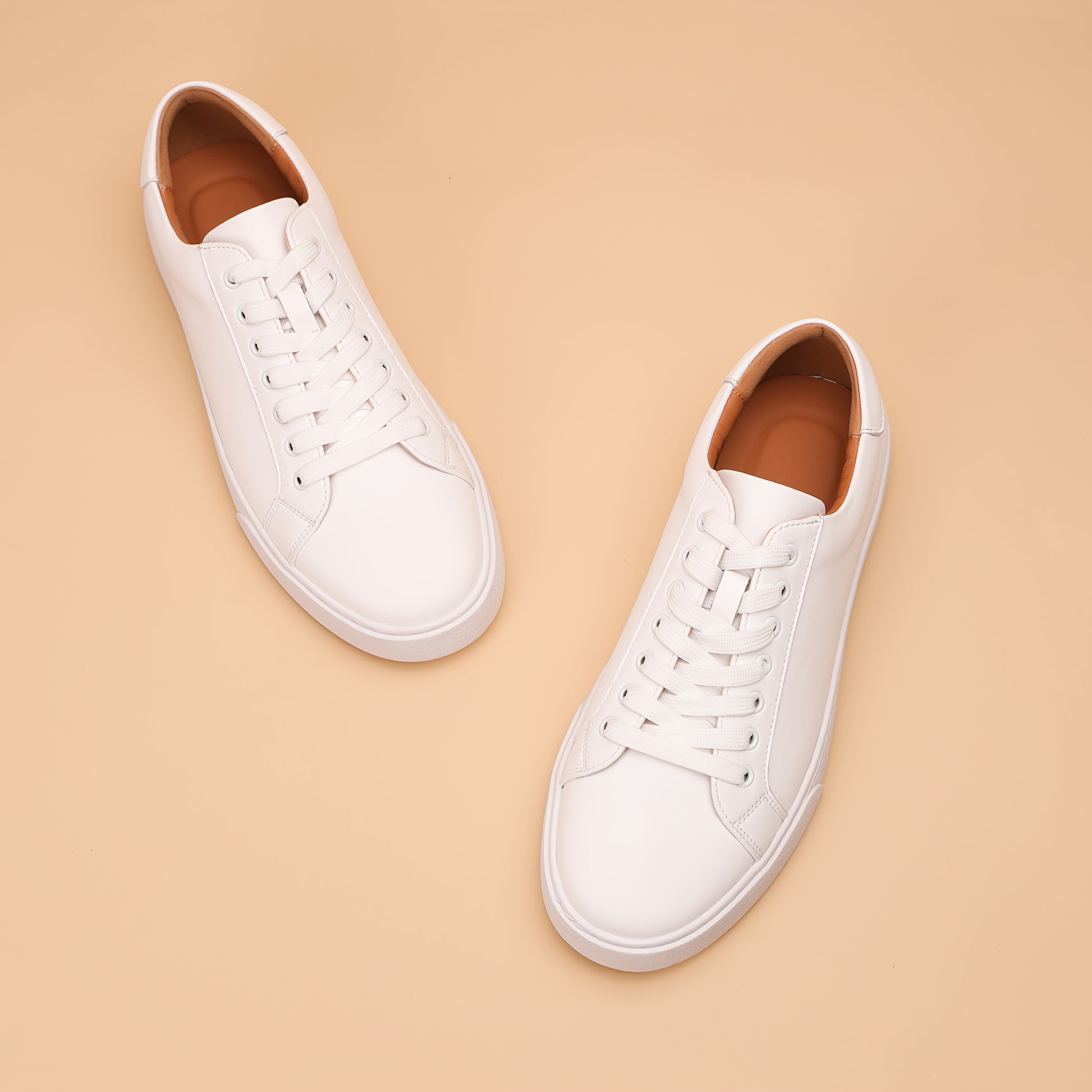Classic Genuine Leather Men’s Casual Shoes – Minimalist Comfort for Everyday Wear