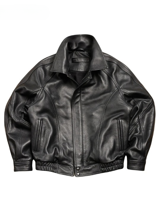 Men’s Casual Leather Jacket – Timeless Design & Effortless Versatility
