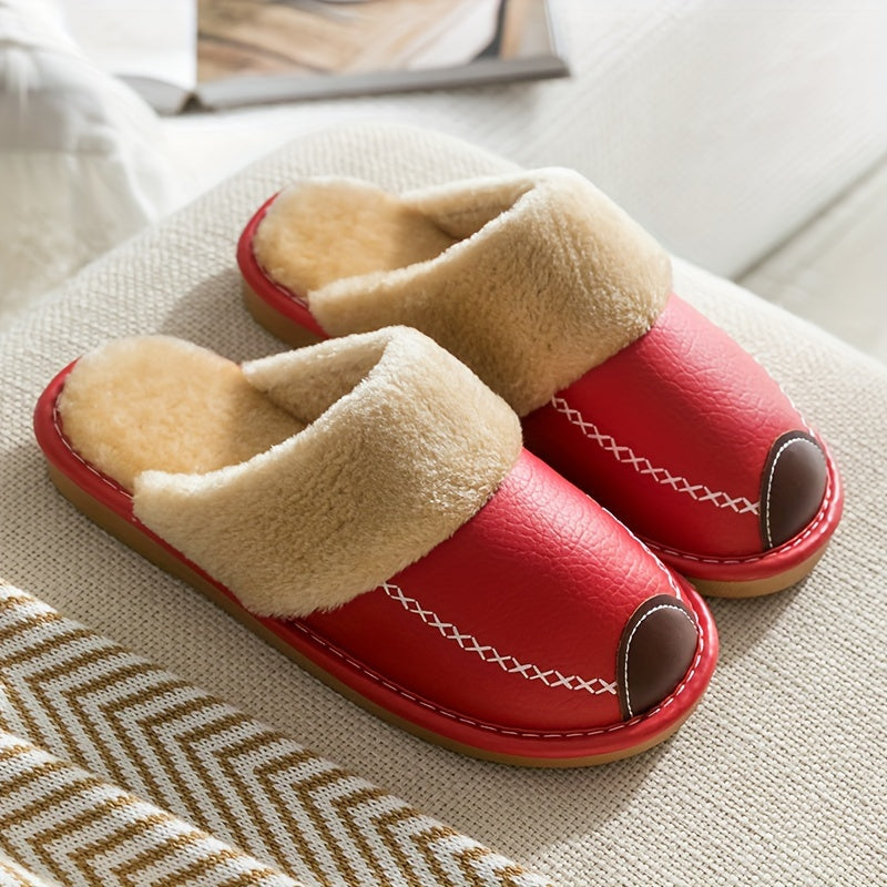 Warm Orthopedic Indoor Slippers – Non-Slip & Supportive Unisex Comfort
