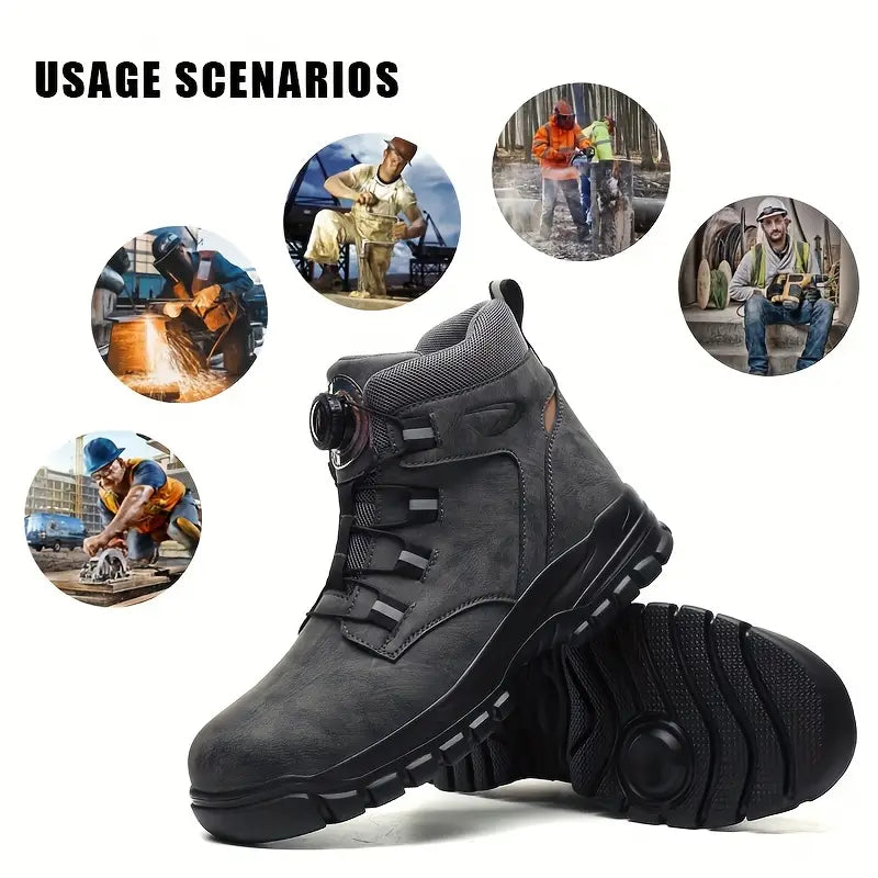Warrior 2.0 Men’s Safety Shoes – Steel Toe Work Footwear