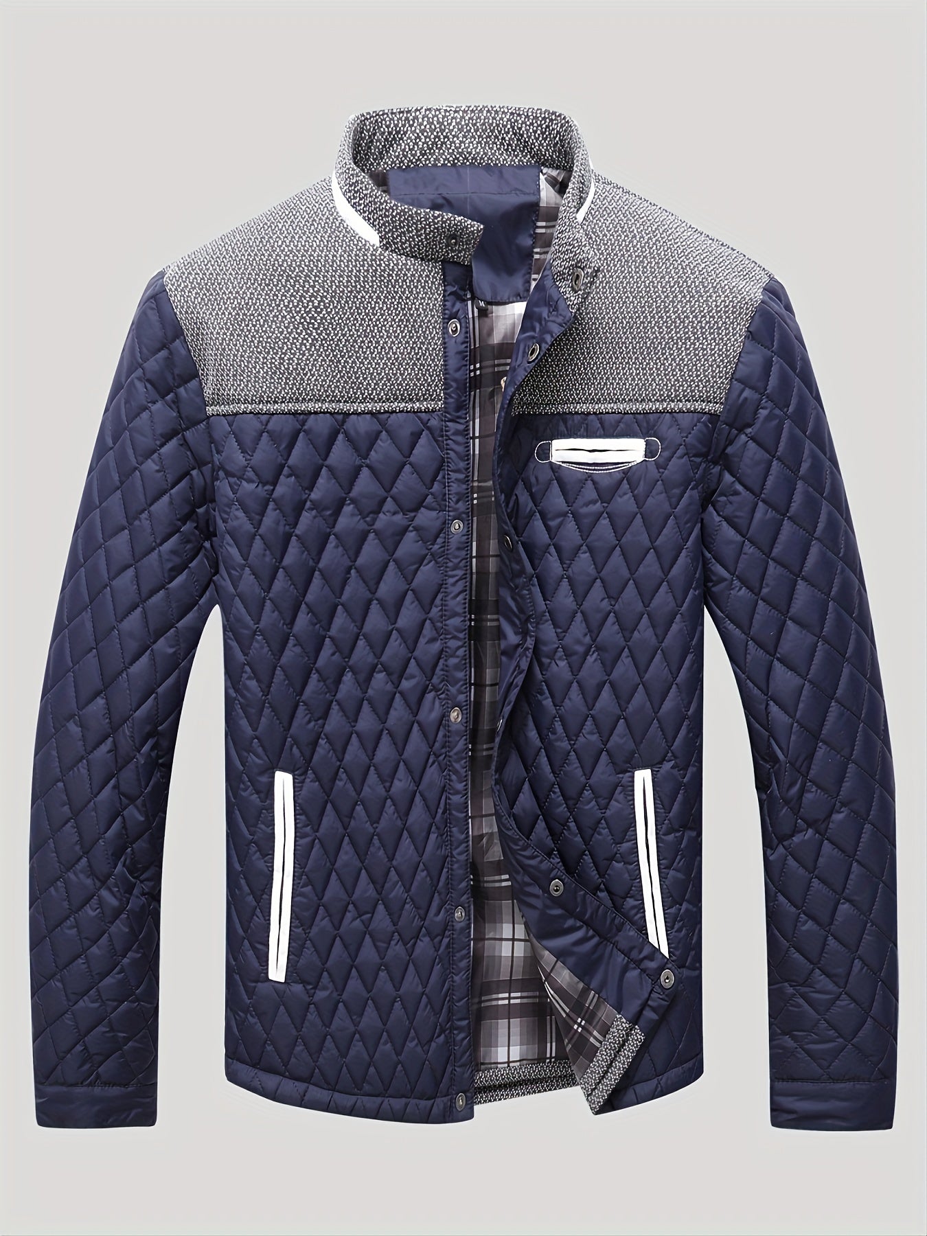 Men’s Lightweight Quilted Jacket – Warm Comfort & Modern Casual Style