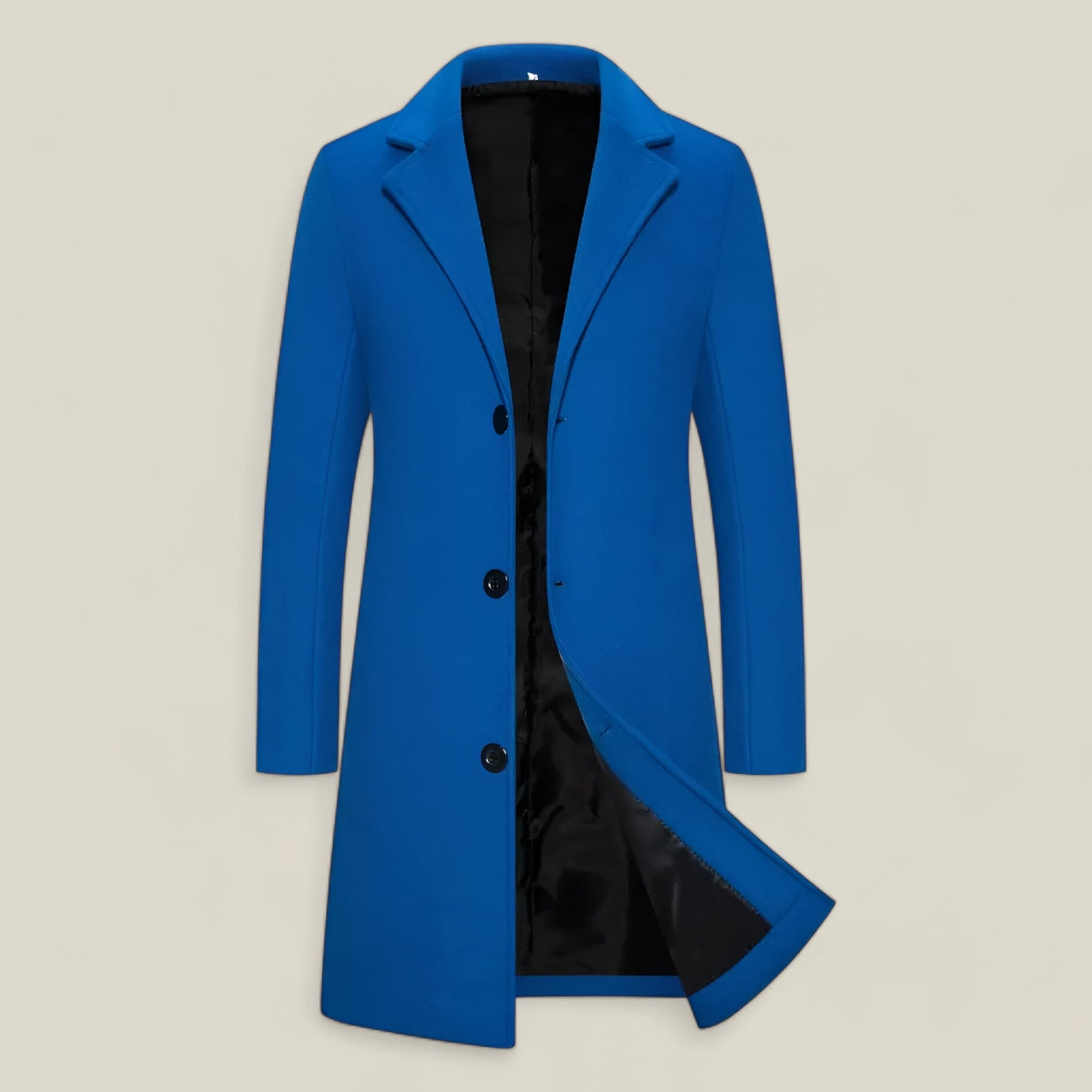 Kirk | Long Cotton Coat – Elegant Casual Overcoat for Everyday and Formal Wear