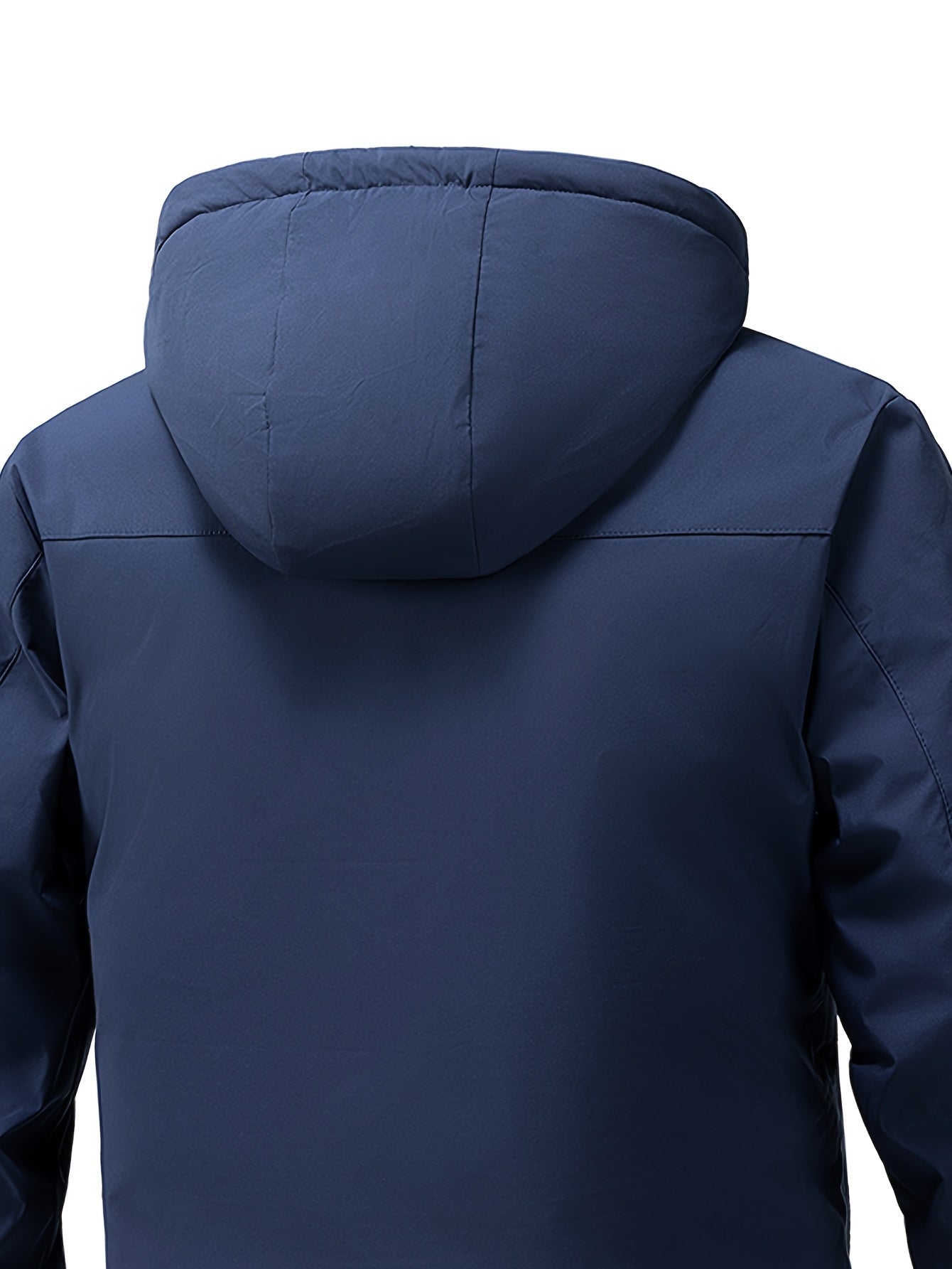 Men’s Puffer Winter Jacket – Thick Warm Hooded Coat for Everyday Wear