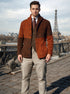Men’s Thick Warm Cardigan – Block Knit Button-Up Jacket - Solorfit