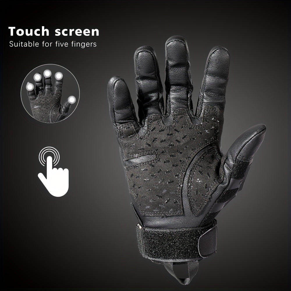 Men’s Touchscreen Fingerless Gloves – Knit Comfort & Outdoor Performance