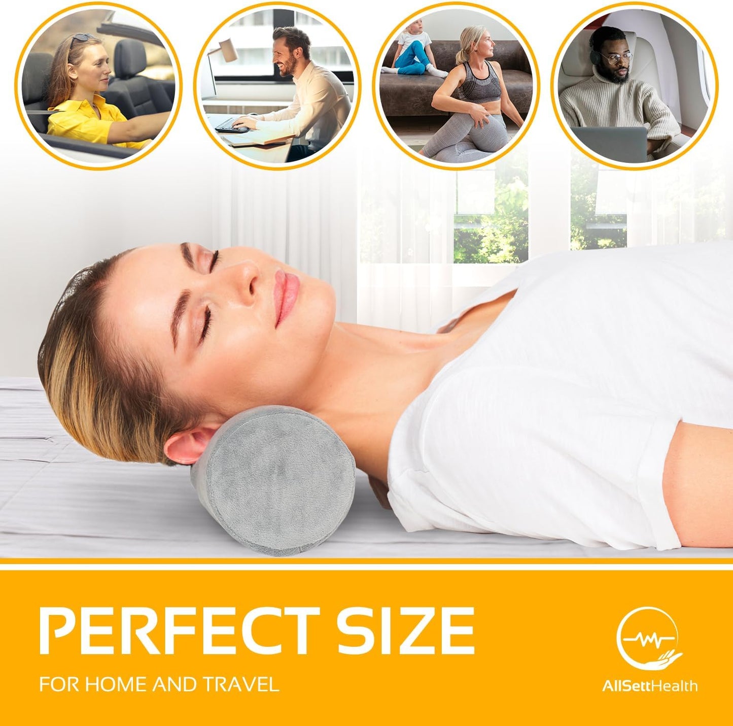 Memory Foam Pillow For Neck Pain Relief- Solorfit