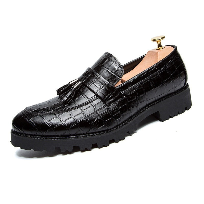 Men’s Formal Black Dress Shoes – Classic Elegant Lace-Up Leather
