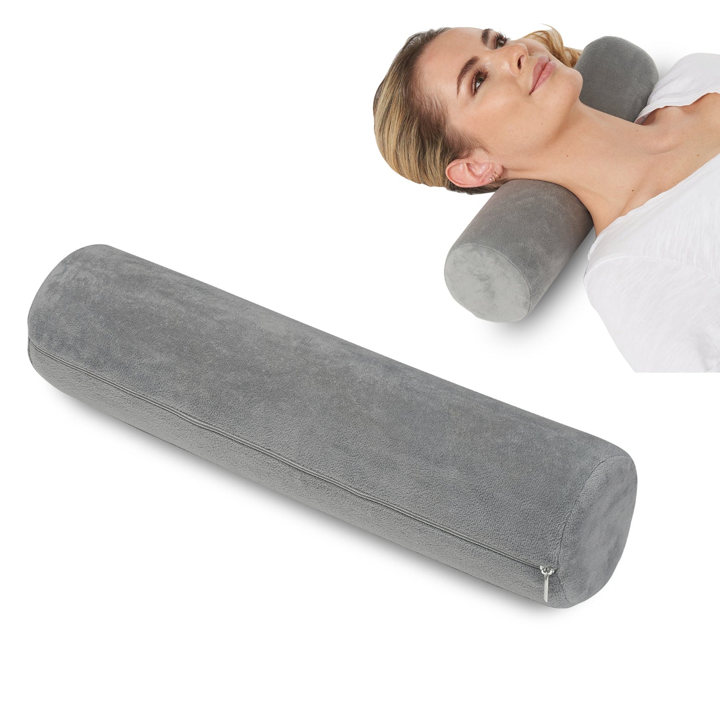 Cervical Neck Roll Memory Foam Pillow- Solorfit